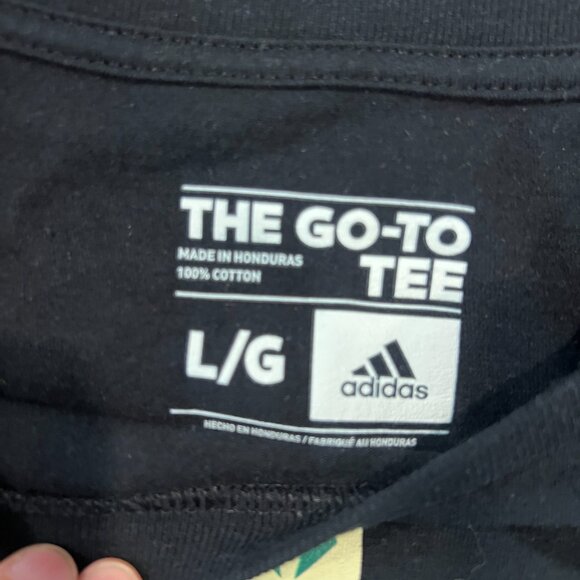 Adidas Black Jersey T-Shirt Antetokounmpo Number 34 Size Large - Picture 4 of 5